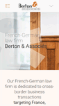 Mobile Screenshot of berton-associes.us